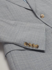 Modern Fit Plaid Suit