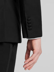 Slim Fit 100% Wool Notch Lapel Tuxedo