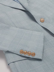 Modern Fit Plaid Suit Jacket