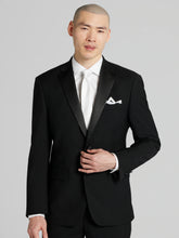 Executive Fit Premium Wool Blend Tuxedo Jacket