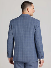 Modern Fit Plaid Suit