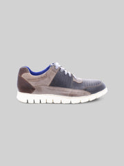 Fairman Leather Moc Toe Lace-up Sneakers