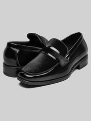 Spratley Boys Moc Toe Saddle Slip On Loafers