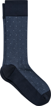 Chevron Stripe Pindot Socks, 1-pair