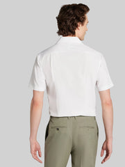 Slim Fit Short Sleeve 4-Way Stretch Dress Shirt