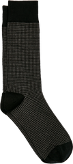 Houndstooth Dress Socks, 1-pair