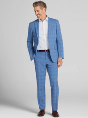 Classic Fit Plaid Suit