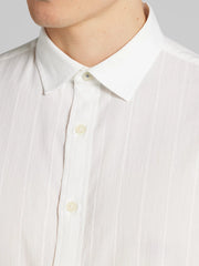 Modern Fit 100% Cotton Button Up Shirt