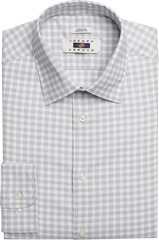 Modern Fit Performance 4-Way Stretch Gingham Dress Shirt