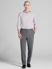 Slim Fit Plaid Dress Shirt