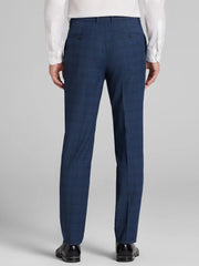 CHILLFLEX Slim Fit Flat Front Plaid Suit Pants