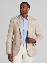 Classic Fit Plaid Sport Coat
