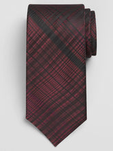 Narrow Ombre Plaid Tie