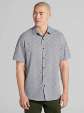 CHILLFLEX Modern Fit Short Sleeve 4-Way Stretch Button Up Shirt