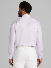 Classic Fit 100% Cotton Mini Grid Dress Shirt