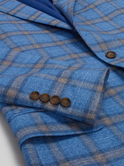 Modern Fit Windowpane Plaid Sport Coat