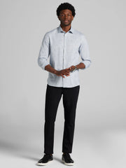 Modern Fit Cotton Button Up Shirt