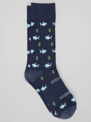 Sharks Performance Dress Socks, 1-Pair