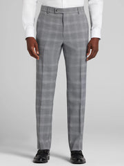 Modern Fit Plaid Suit Pants