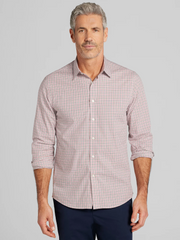 CHILLFLEX Dobby Check Button Up Shirt