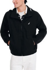 Classic Fit Breathable Hooded Bomber Jacket