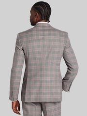 Modern Fit Plaid Suit