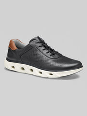 Reactivate U-Throat Full Grain Leather Lace-Up Sneakers