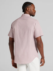 CHILLFLEX Modern Fit Short Sleeve 4-Way Stretch Button Up Shirt