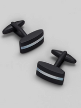 Stripe Rectangular Cufflinks