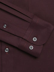 Slim Fit Solid Sharkskin Dress Shirt