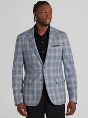 Classic Fit Plaid Sport Coat