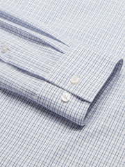 Slim Fit Ultra Performance Stretch Mini Plaid Dress Shirt
