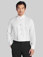 Modern Fit Spread Collar Formal Dress Shirt