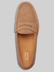 Larson Weejuns Moc Toe Suede Loafers