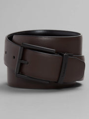 Reversible Feather Edge Leather Belt