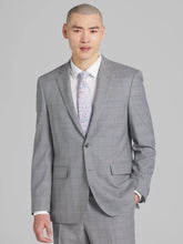 Classic Fit Wool Blend Plaid Suit Jacket