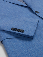 Slim Fit Mini Check Suit Jacket