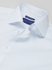 Modern Fit Mini Grid Dot Dress Shirt