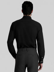 Smart Wash Classic Fit Solid Color Dress Shirt