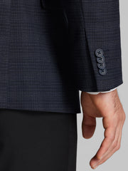 Slim Fit Grid Sport Coat