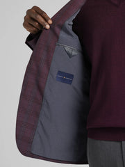 Modern Fit Plaid Sport Coat