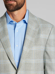 Modern Fit Plaid Sport Coat
