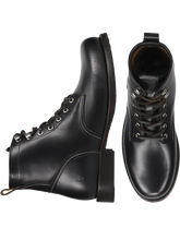 Hudson Leather Plain Toe Work Boots