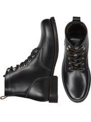Hudson Leather Plain Toe Work Boots