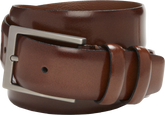 Double Loop Marbleized Leather Belt