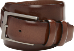 Double Loop Marbleized Leather Belt