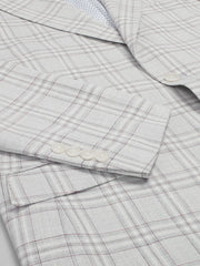 Modern Fit Plaid Suit