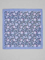 Textural Blooms Silk Pocket Square