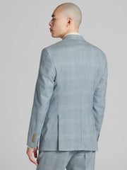 Modern Fit Plaid Suit Jacket