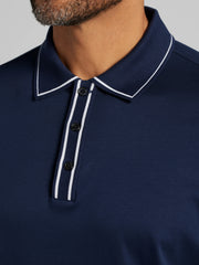 Modern Fit Interlock Tipped Polo